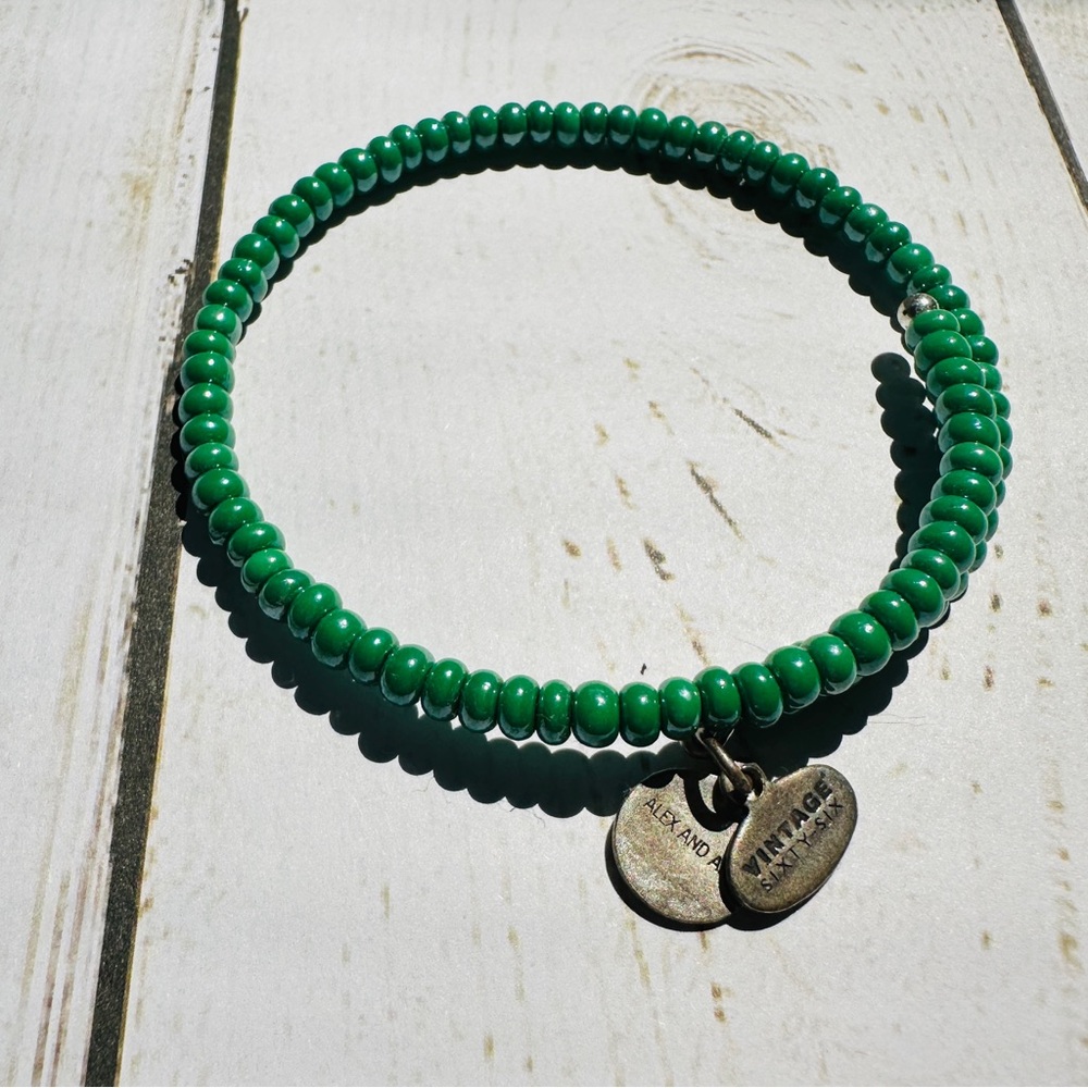 Alex and Ani | FOUR Beaded Bangle Bracelets - Picture 2 of 5